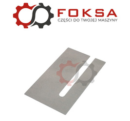 Blacha dystansowa ślizgu