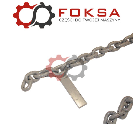 Łańcuch rozrzutnika bez listew