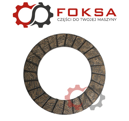 Okładzina sprzęgłowa bez otworów