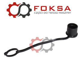 Zatyczka wtyczki hydraulicznej / Zatyczka przeciwkurzowa - czarna