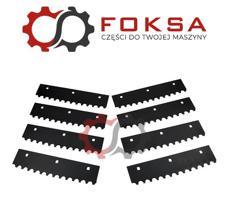 Zestaw noży odrzutnika - wzmocnione