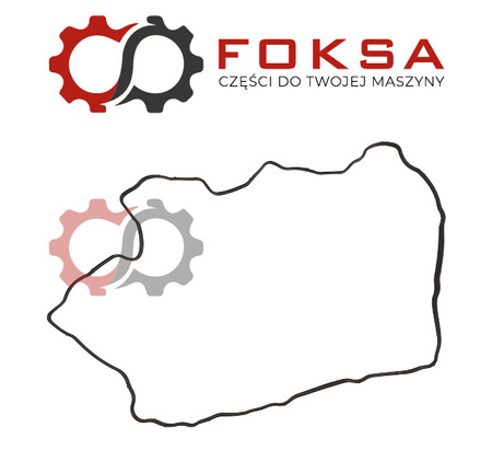 Uszczelka pokrywy klawiatury - dolna KMP