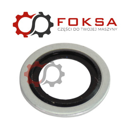 Podkładka metalowo - gumowa z prowadzeniem M18