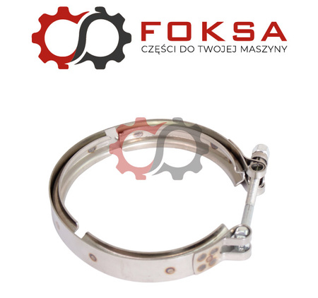 Obejma zaciskowa rury turbiny