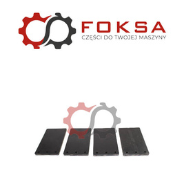 Zestaw łopatek gumowych wentylatora 4szt