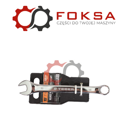 Klucz płasko-oczkowy 11 mm / TEGER