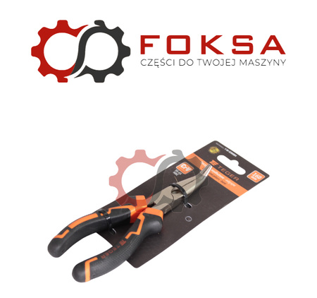 Szczypce wydłużone - wygięte 160mm Teger