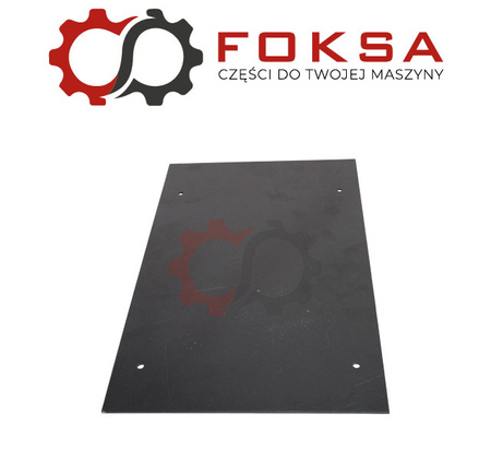 Blacha ścieralna komina wyrzutowego / Osłona rury