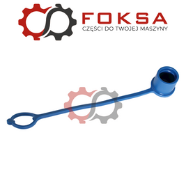 Zatyczka wtyczki hydraulicznej / Zatyczka przeciwkurzowa - niebieska