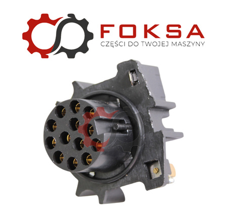 Gniazdo świateł przyczepy 13-biegunowe (plastik) 12V