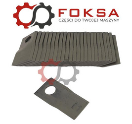 Nożyk kosiarki dyskowej - lewy (Zestaw -  25szt)