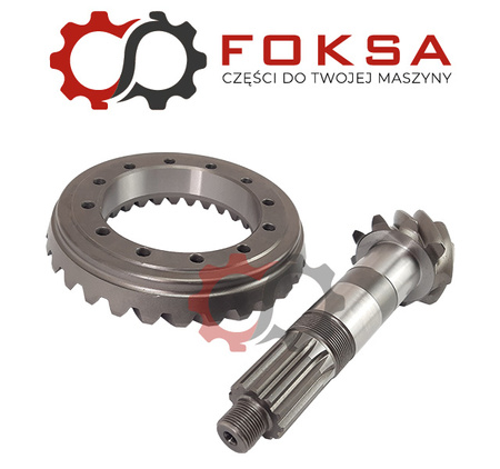 Wałek ataku z kołem talerzowym