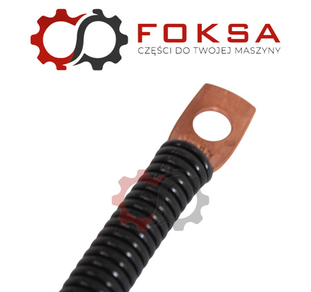 Przewód masowy klema plus-oczko 50cm