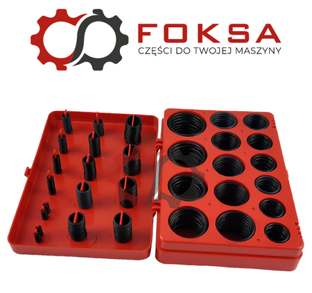 Zestaw o-ringów metrycznych (walizka)