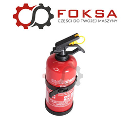 Gaśnica proszkowa 1kg z wieszakiem