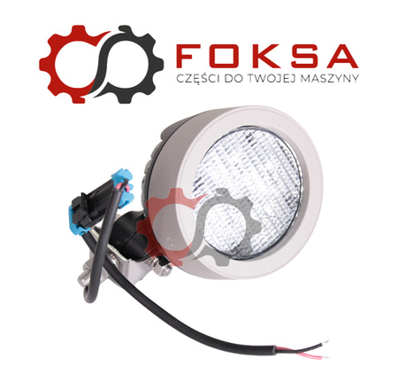 Lampa robocza 4 LED, 60W rozproszona OSRAM szara