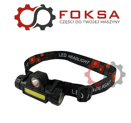 Latarka czołowa LED z magnesem