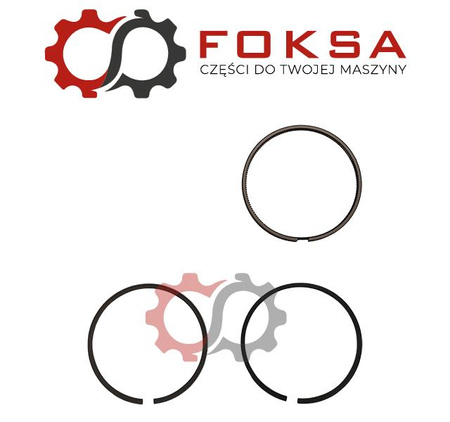 Tłok z pierścieniami KMP