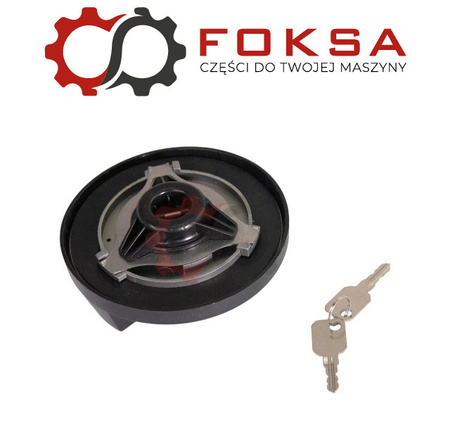 Korek wlewu paliwa zamykany