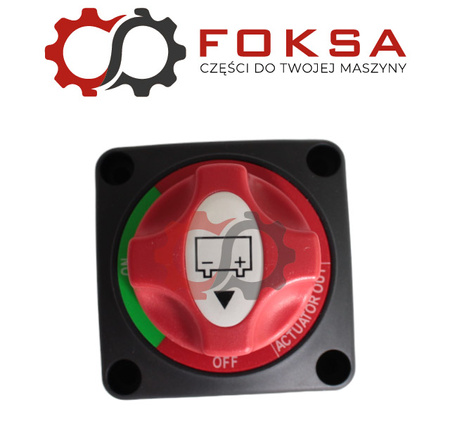 Odłącznik akumulatora / wyłącznik masy - hebel
