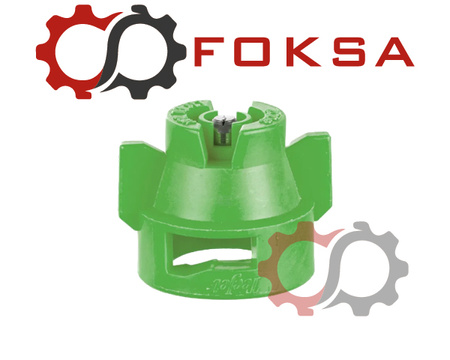 TeeJet Rozpylacz / Dysza płaskostrumieniowa XRC 80°, zielona, stal szlachetna