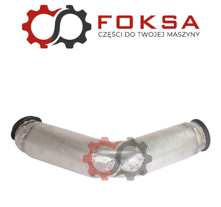 Kolanko tłumika z izolacją termiczną