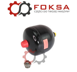 Hydroakumulator przedniej osi