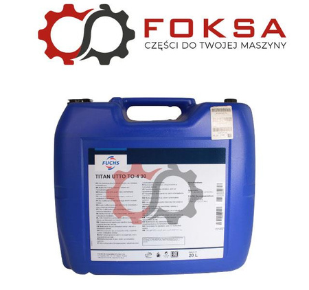Olej hydrauliczno-przekładniowy TITAN UTTO TO-4 SAE 30W FUCHS