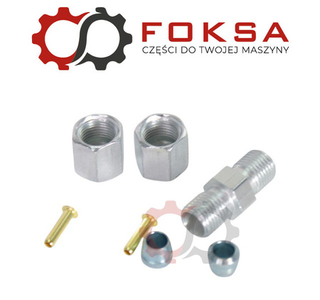 Złączka metalowa tekalanu awaryjna Fi 5mm