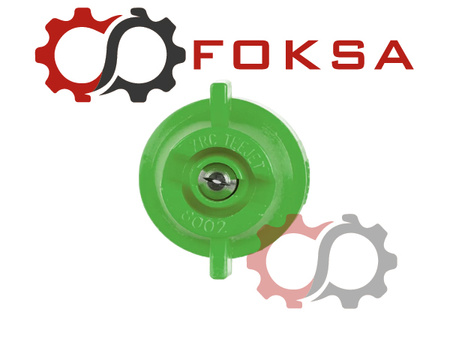 TeeJet Rozpylacz / Dysza płaskostrumieniowa XRC 80°, zielona, stal szlachetna