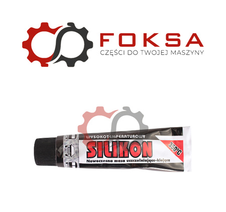 Silikon wysokotemperaturowy czarny 80g