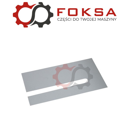 Blacha dystansowa ślizgu