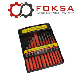 Zestaw przecinaków, wybijaków, punktaków