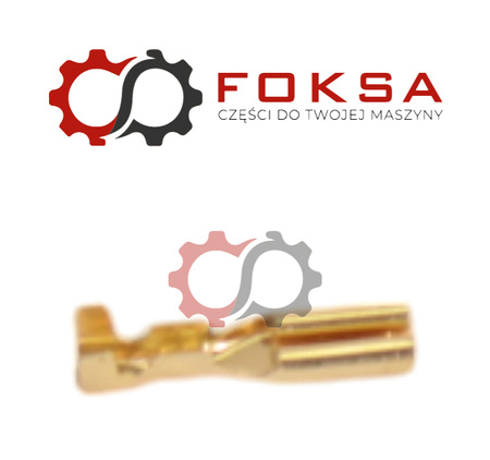 Końcówka elektryczna Typ J-1,0 / 2,8mm, Żeńska z zaczepem