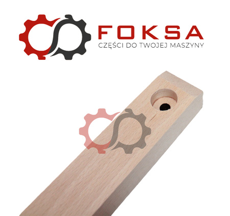 Prowadnica drewniana przenośnika pochyłego