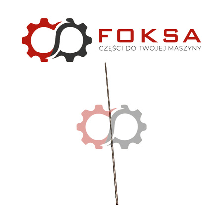 Arag - rura / drążek opryskowy 1/2" V2A, długość 2120mm, 5 otworowa 7mm, stal nierdzewna