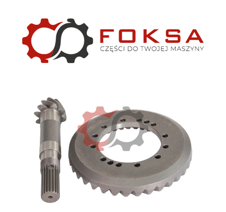 Wałek ataku z kołem talerzowym