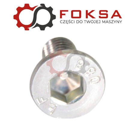 Śruba imbusowa nożyka kosiarki rotacyjnej