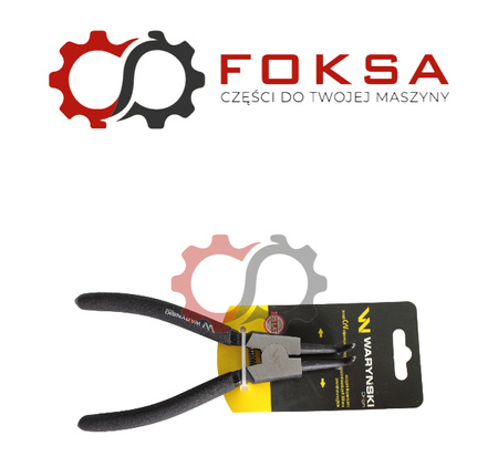 Szczypce segerów 180mm zewnętrzne wygięte