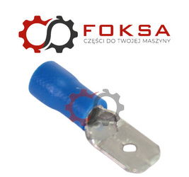 Końcówka elektryczna Typ A-2,5, męska izolowana