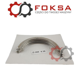 Zestaw pierścieni oporowych I szlif