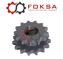 Zębatka podwójna - napęd ślimaka