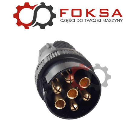 Wtyczka świateł przyczepy 7-biegunowa DUNAJ