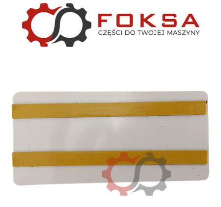 Odblask pomarańczowy prostokątny