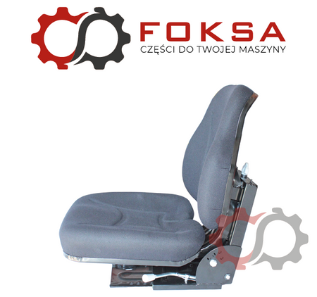 Siedzenie z amortyzacją mechaniczna (pokryte tkaniną)