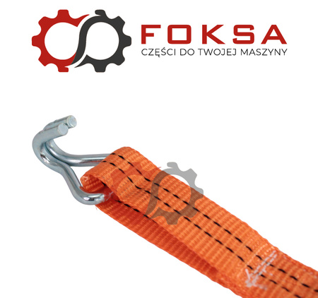 Pas transportowy 3T, 12m pomarańczowy