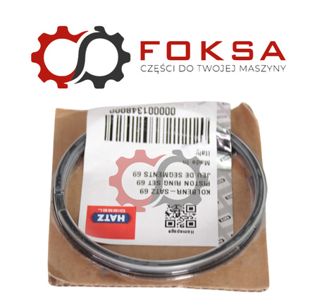 Zestaw pierścienie tłokowych ORG STD