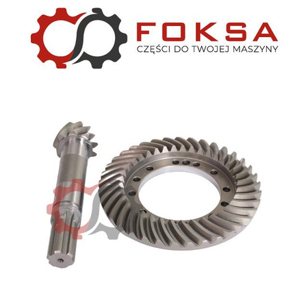 Wałek ataku z kołem talerzowym