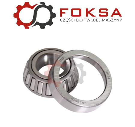 Łożysko stożkowe zwrotnicy