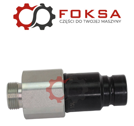 Szybkozłącze hydrauliczne suchoodcinające wtyczka